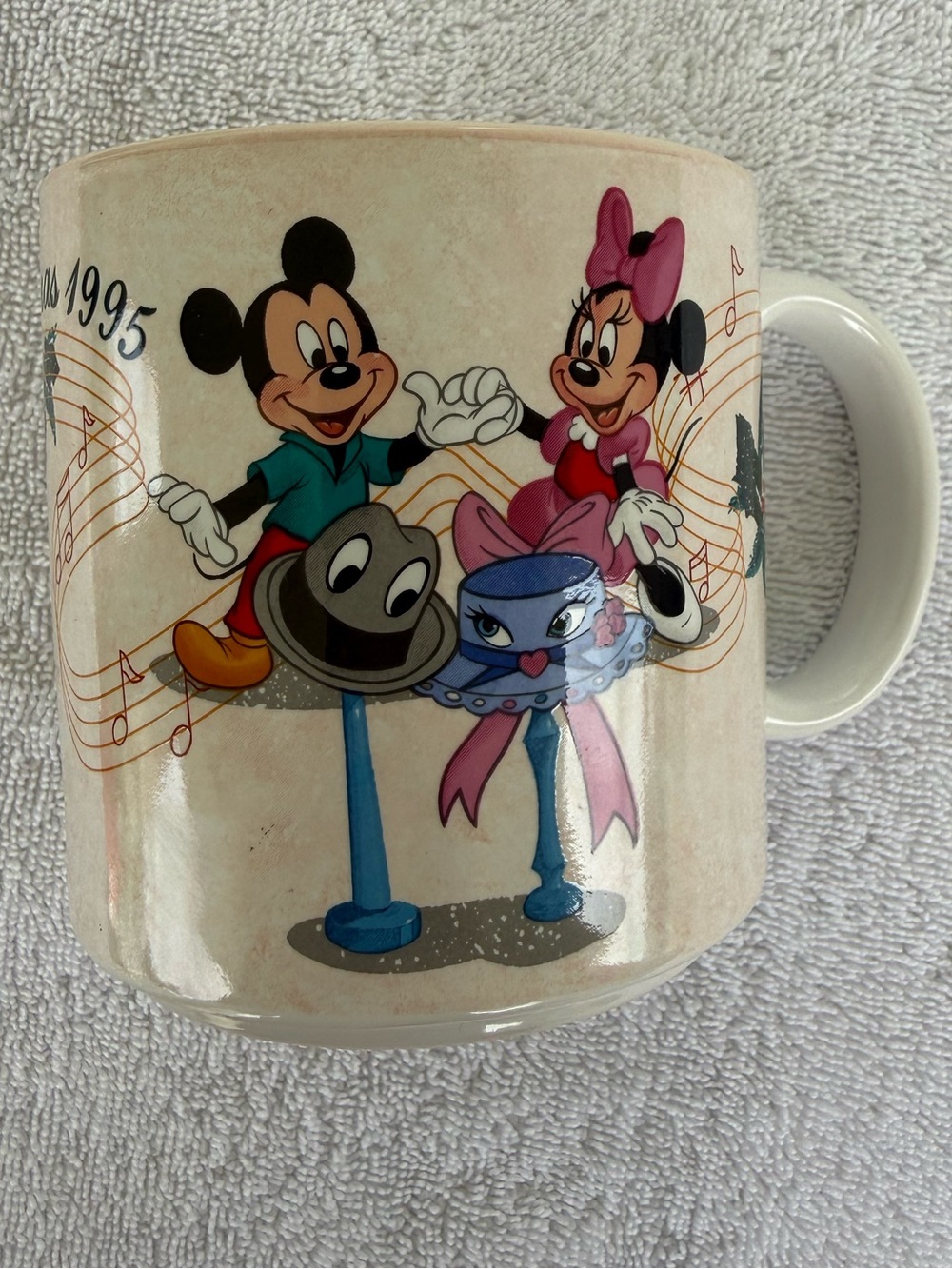 Vintage Disney Christmas Collection 1995 Mug Limited Edition 1 of 5000 Mickey